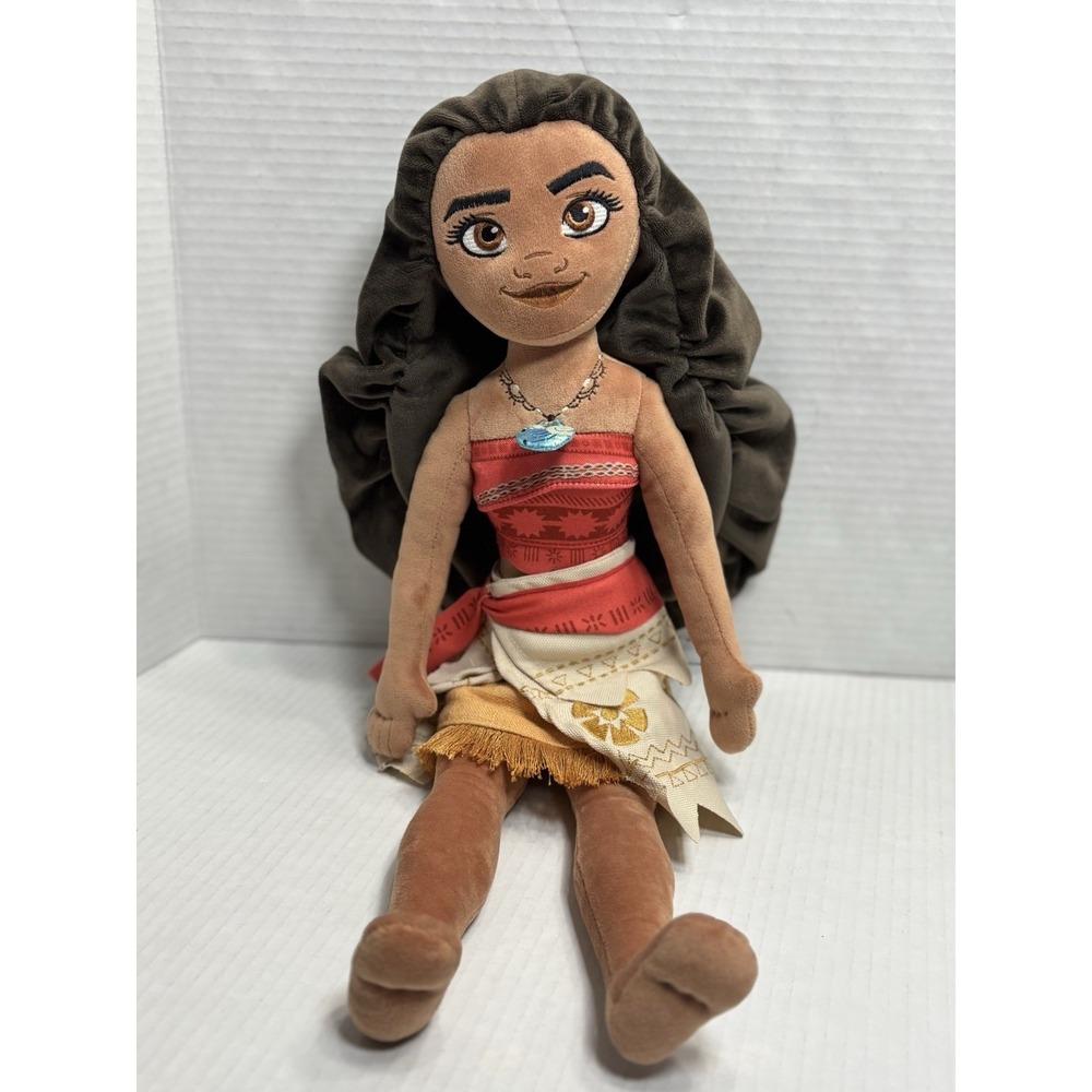 Moana Plush Doll 20" Disney Store Authentic Original Stuffed Movie Toy Princess
